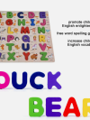 Alphabets Capital Letter Board Letter Puzzles Exercise Number Puzzles for Children - Image 2